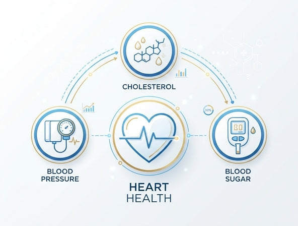“Three Highs” Explained: What They Mean for Your Heart Health